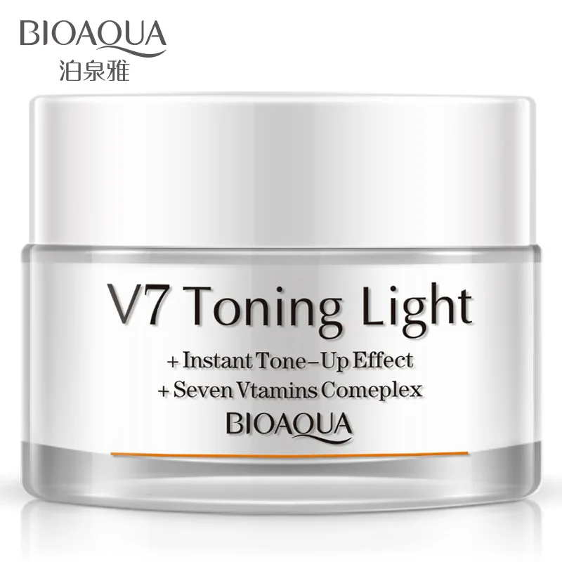 

BIOAQUA Brand V7 Vitamins Whitening Cream Effective Repair Rough Skin Smooth Face Care Instant Ageless Moisturizing Day Cream