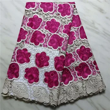 

African Lace Fabric Peach Color Nigerian French Fabric 2019 High Quality Lace Fabric for wedding dress