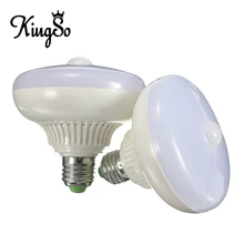 Kingso E27 12W 5630 SMD 24 LED Pure Warm White PIR Infrared Motion Sensor Lamp Auto