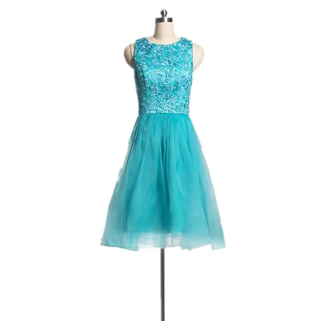 Turquoise Semi Formal Dress