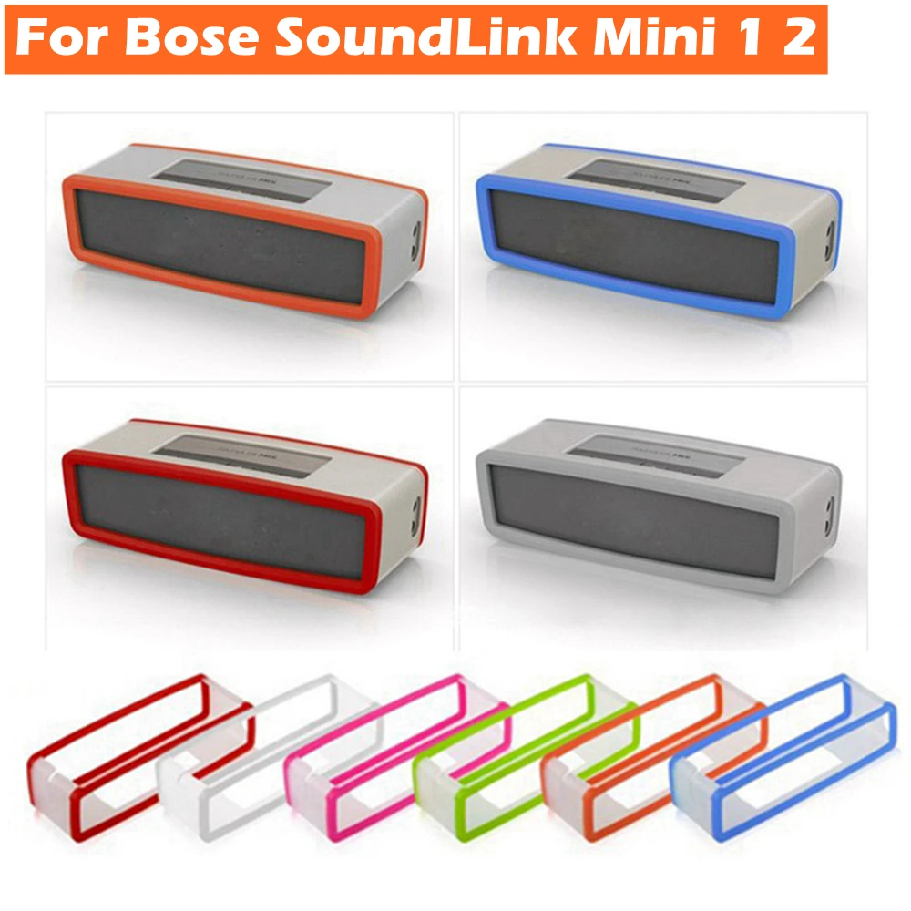

Gosear Silicone Speaker Protective Case Cover Box Protector for Bose SoundLink Mini 1 2 Sound Link I II Bluetooth Speaker Shell