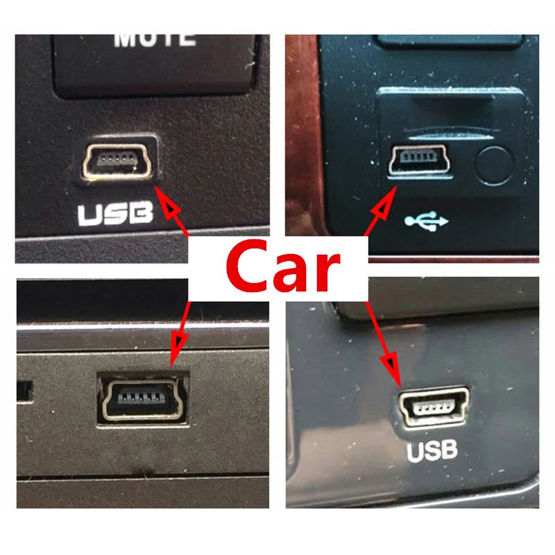 FFFAS автомобильный аудиокабель мини Порт OTG кабель адаптер Авто USB флэш накопитель