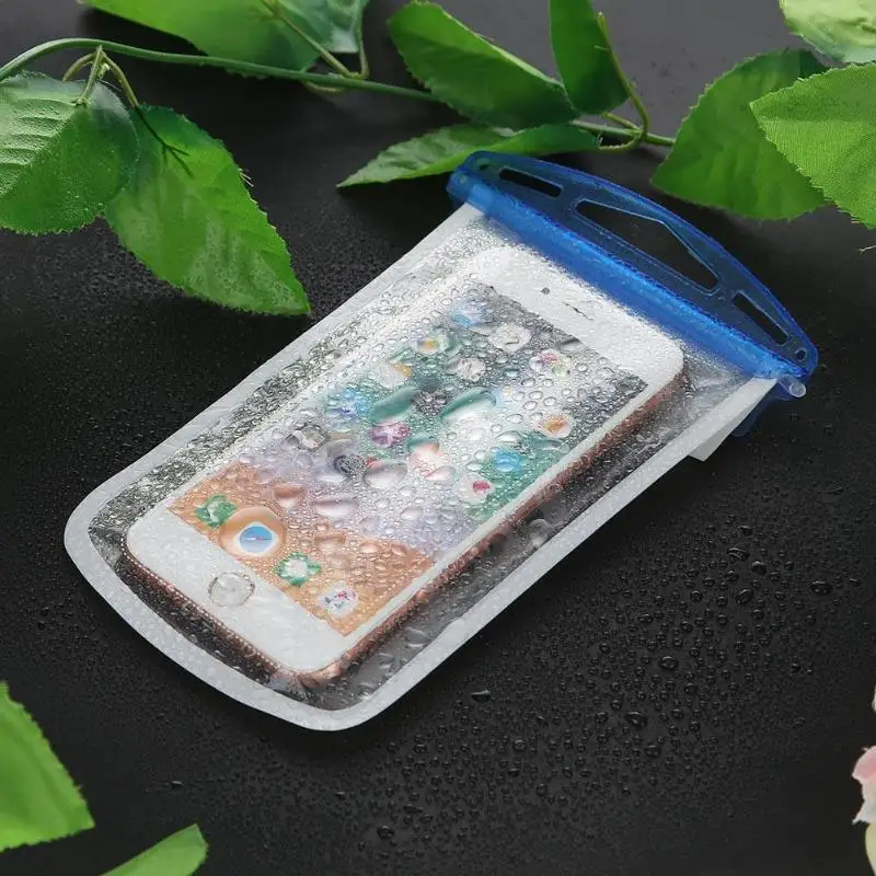 Waterproof Bag Phone Pouch Cover Mobile Case Beach Outdoor Swimming Pool Snorkeling Bag for Mobile Phone Waterproof Phone Csae 2