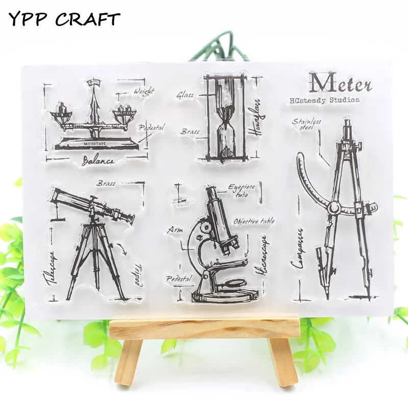 YPP CRAFT font b Measuring b font font b Instrument b font Transparent Clear Silicone Stamp