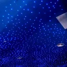 PMMA волоконно-оптический Звездный потолочный комплект освещение, светодиодный RGB источник света, 300 прядей 0,75 мм волокно, 5 метров Длинный 24key пульт дистанционного управления