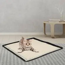 Pet Кошки Скребут Pad Натуральный сизаль коврик игрушка для кошек восхождение Cat блокнот мебельного щита защиты ног поставки