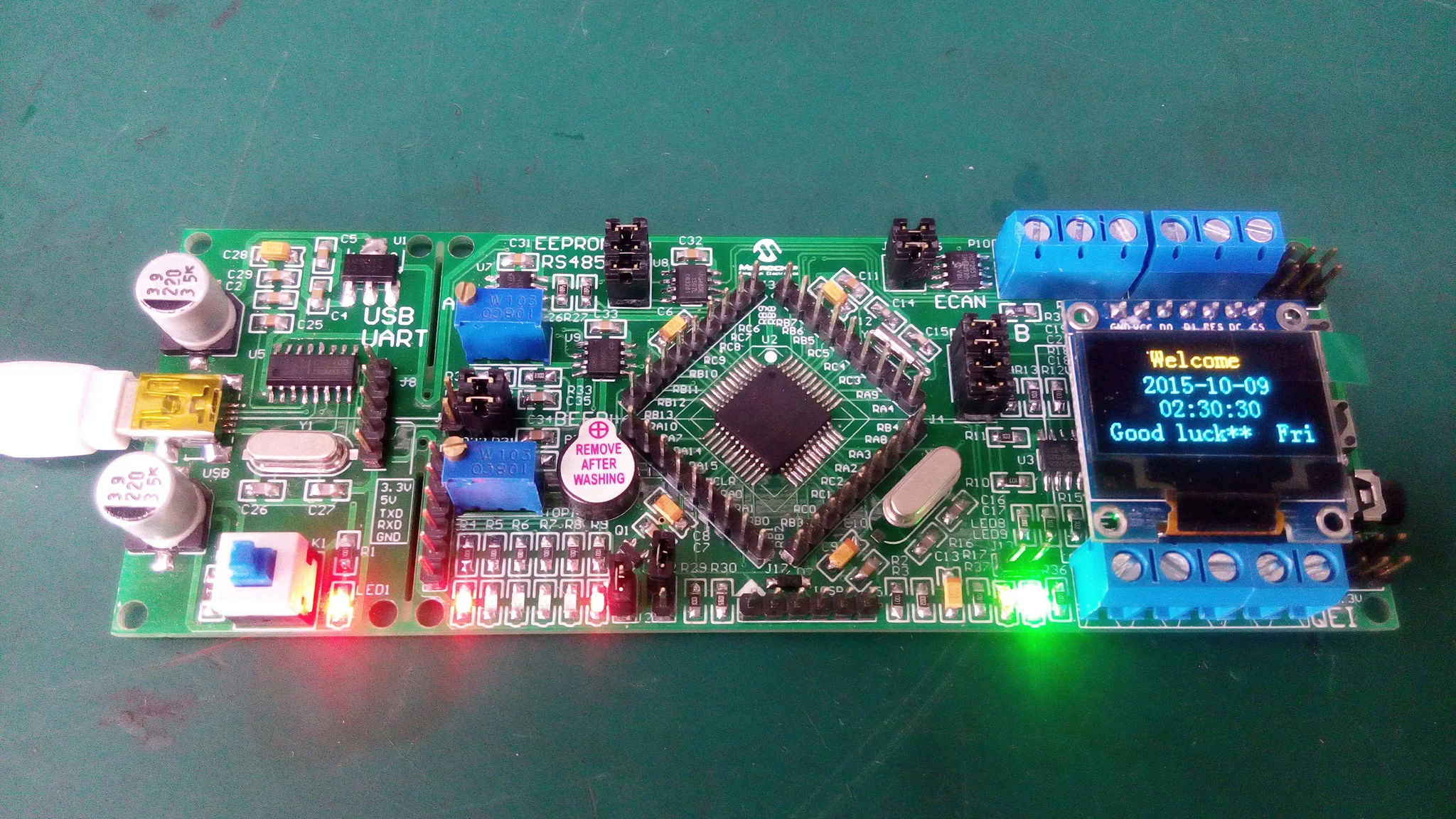 Плата разработки DsPIC плата dsPIC33FJ dsPIC33FJ128MC804 Экспериментальная DSP|board|board boardboard