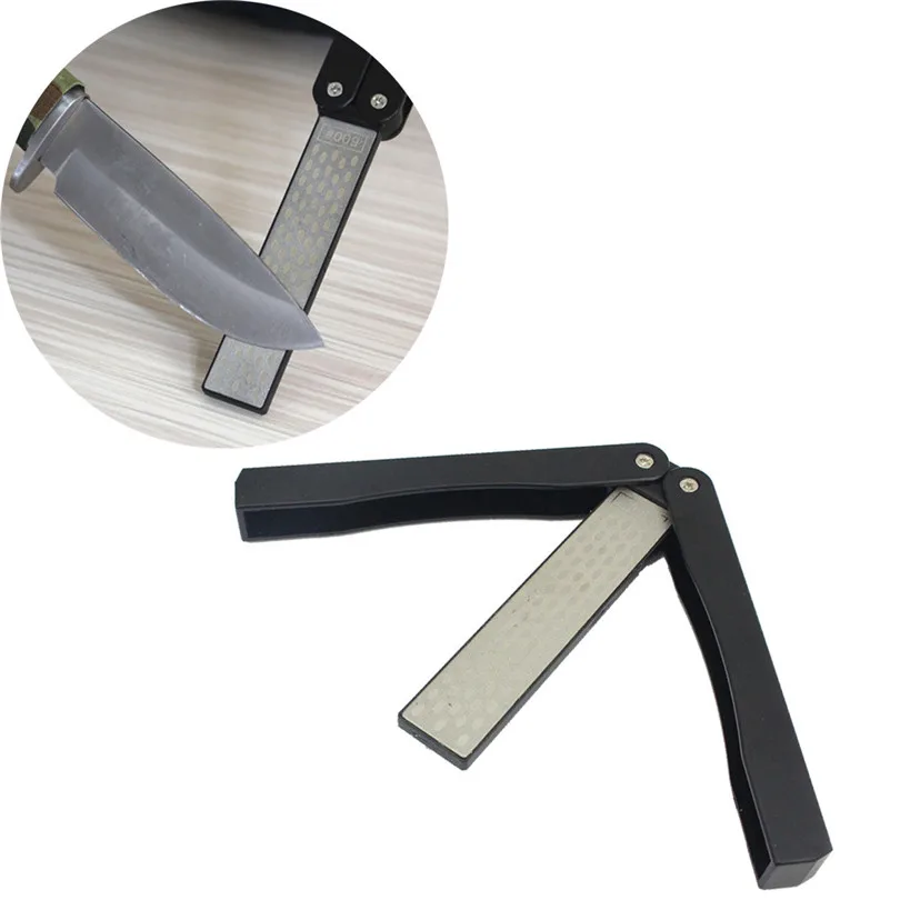 

Portable Outdoor Sharpening Double Sided Folded Pocket Sharpener Diamond Sharpening Stone Camping Hiking Survival Bushcraft 4A