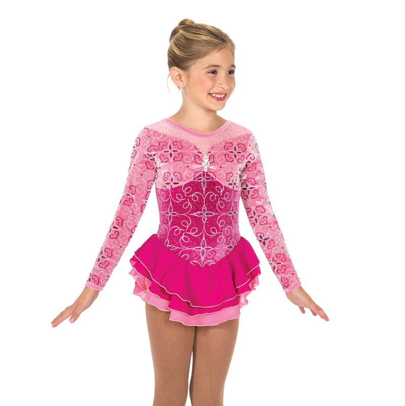 

Nasinaya Figure Skating Dress Customized Competition Ice Skating Skirt for Girl Women Kids Patinaje Gymnastics Performance 344