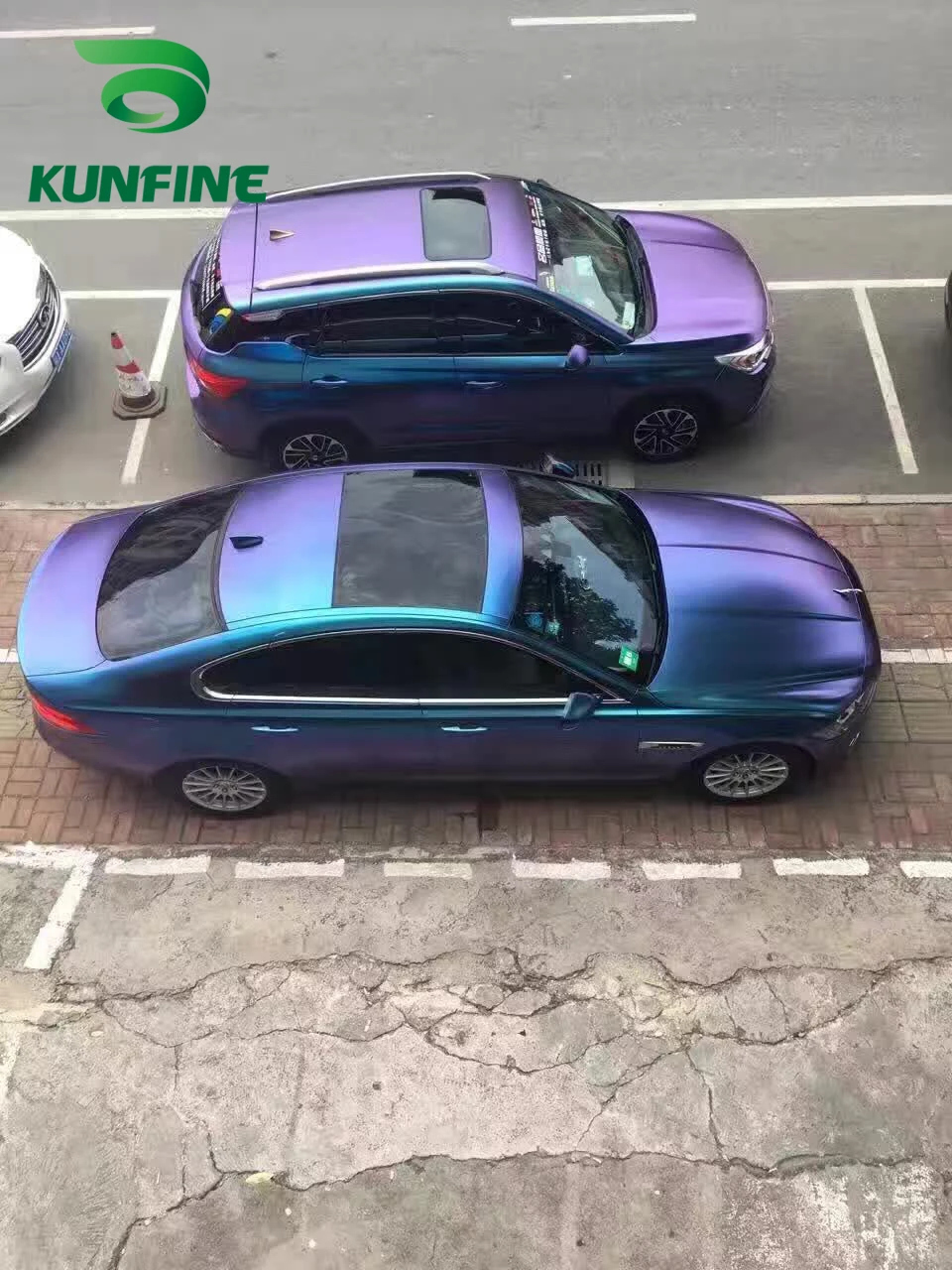 Стайлинг автомобиля обертывание фиолетовый Шарм Синий автомобиль виниловая пленка стикер тела без воздушных пузырей для автомобиля Мотоцикл 1,52*20 м/рулон