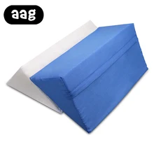 AAG Sleep Wedge Cotton Side Pillow Hospital Health care cushion pads Leg Elevation Back Lumbar Support Cushions 3 Colors