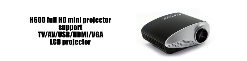 Gigxon-G80 1000 Ansi люмен 1920*1080 Full HD мини портативный домашний кинотеатр Proyector lcd проектор