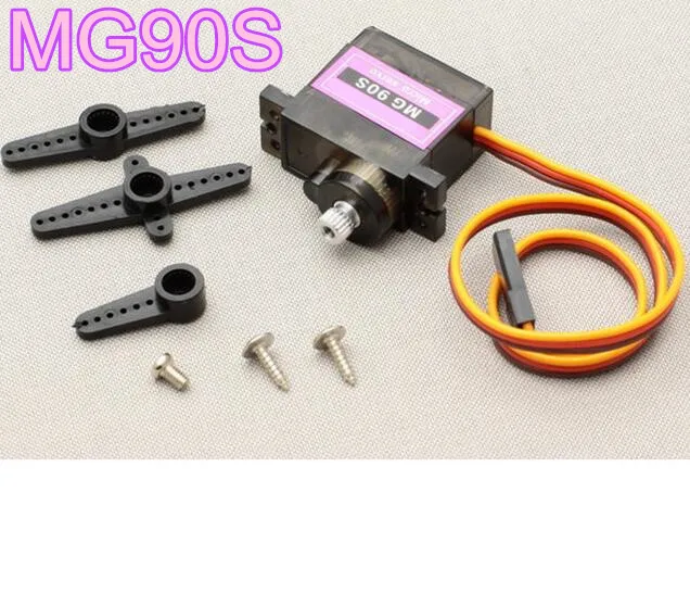 

MG90S 9g Metal Gear Digital Micro Servo 9g RC servo motor for Helicopter Plane Boat 450 Car DIY Robot