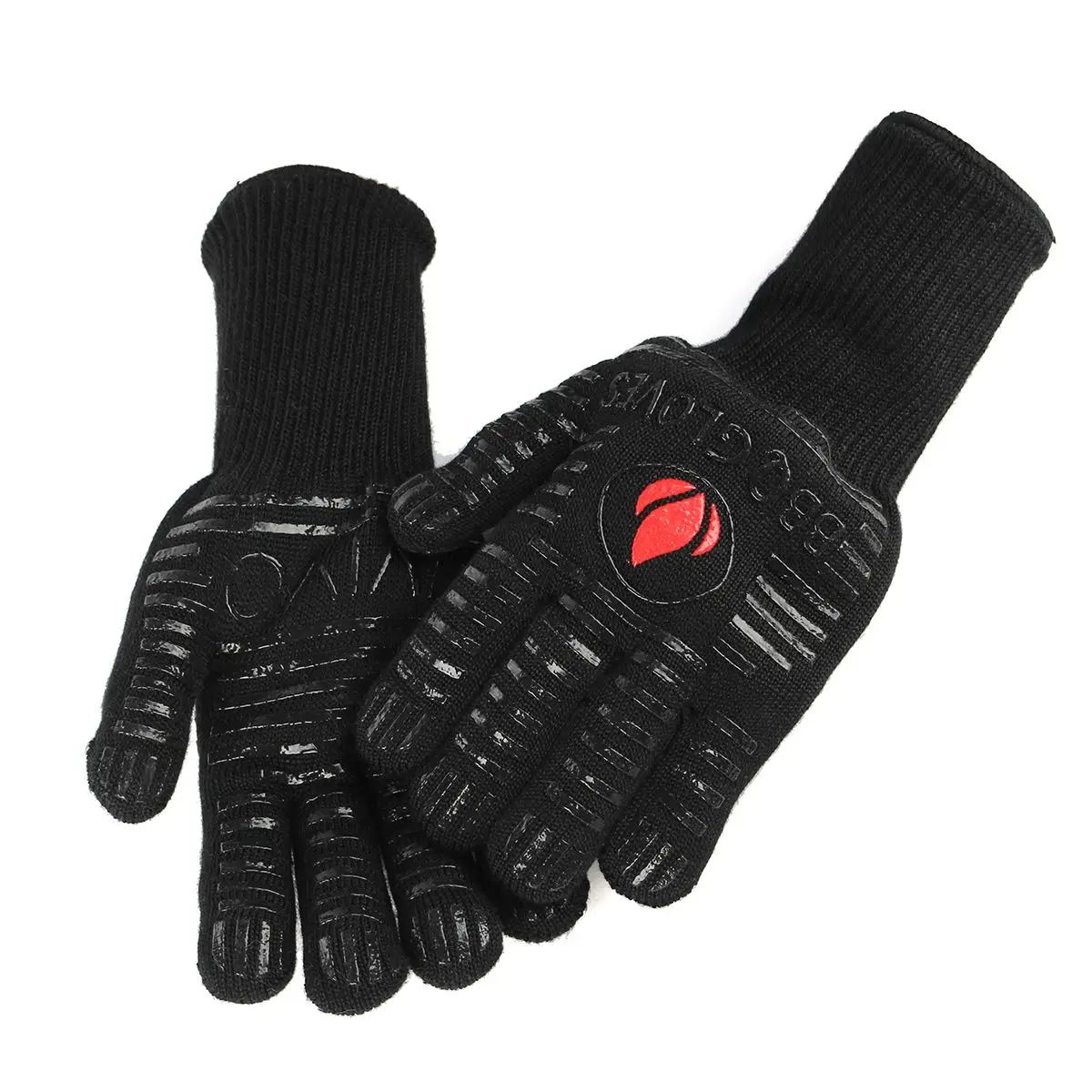 

NEW Safurance 1 Pairs Heat Resistant Gloves BBQ Grill Microwave Oven Cooking Baking Glove Protection Workplace Safety