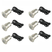 1,5 W высокое качество Алюминий светодиодный свет сада DC12V Светодиодная лампа на открытом воздухе набор из 6 шт.(WW CW B цветная(RGB) светодиодный на открытом воздухе для теплого пола