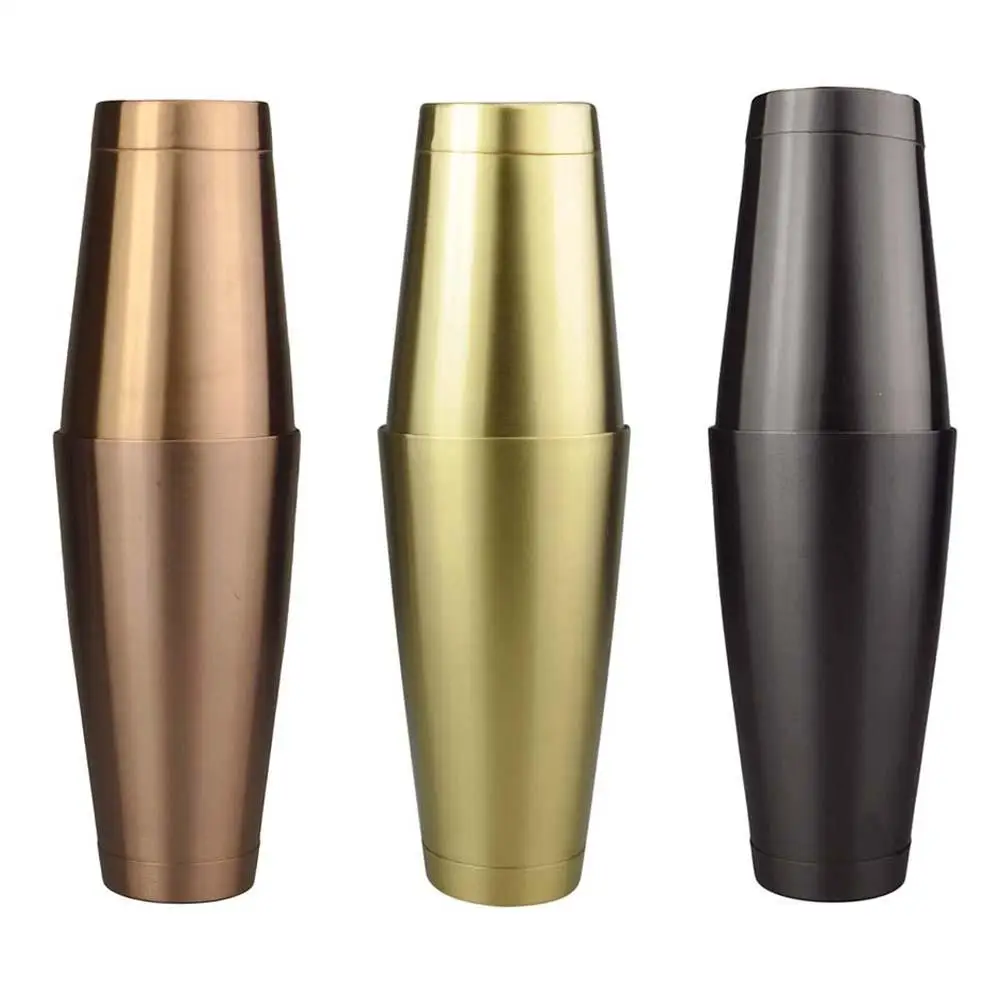 

2pcs/set Bar Cocktail Shaker Boston Shaker Stainless Steel Cup Professional Bartender Cocktail Bartender Shaker Bartender Tool