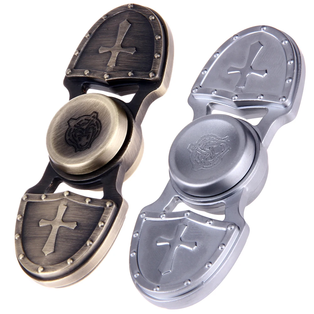 

Tri-Spinner Fidget Toy Retro Vintage EDC Hand Spinner Anti Stress Focus Toys for Autism ADD and ADHD Best Finger Fidget Spinner