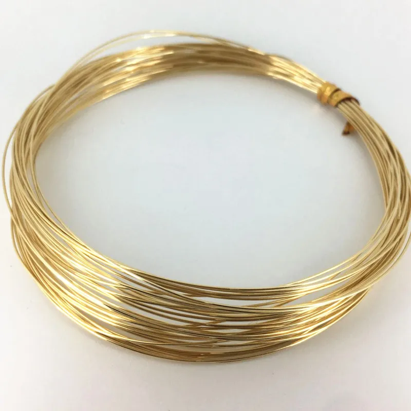 50 Meter Schmuckdraht 0,45 mm in goldfarben