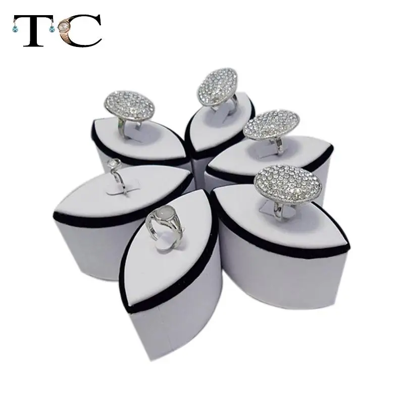 Wholesale Jewelry Display Ring Display Flower Shaped Ring Holder Stand