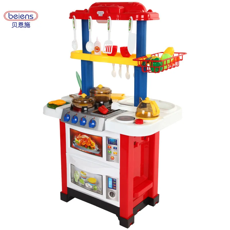 Red Play Kitchen Set Red Play Kitchen Set