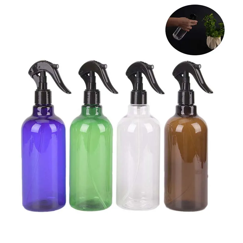 

500ML PET Spray Bottles For Traveling Trigger Sprayer Essential Oils Aromatherapy Perfume Refillable Bottle Bathroom Accessory