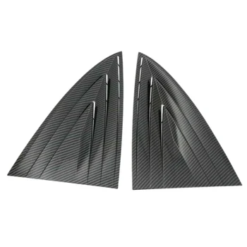 

for Tesla Model 3 Carbon Fiber Style Rear Window Blinds Trimming Accessories 2Pc