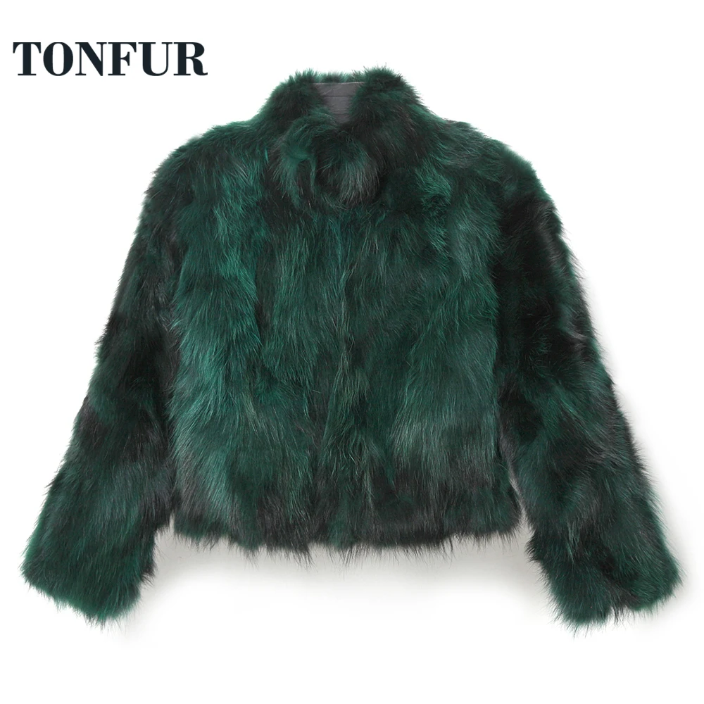 Женские зимние пальто из натурального Лисьего меха, пальто из натурального меха, куртка с воротником-стойкой, большие размеры, настоящая цена от производителя, tsr667