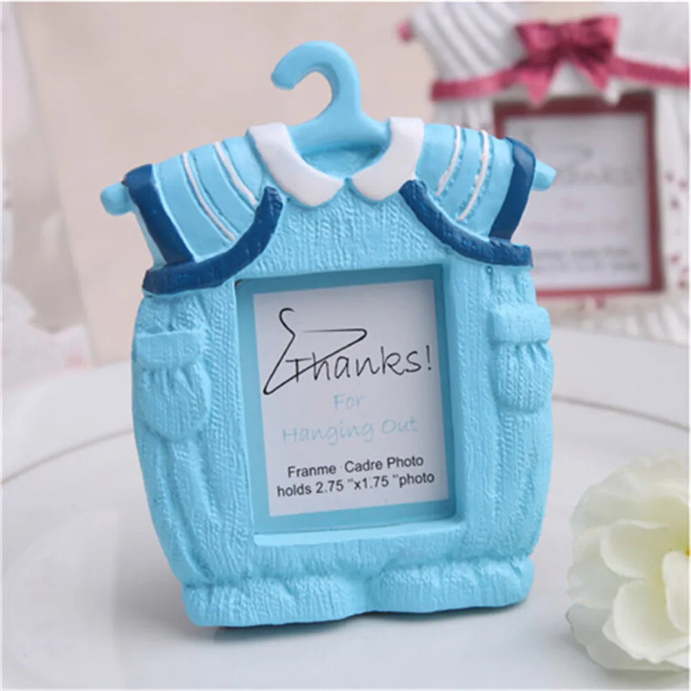 

Lovely Cute Mini Dress Shape Photo Frame Baby Kids Birthday Synthetic Resin Photo Frame