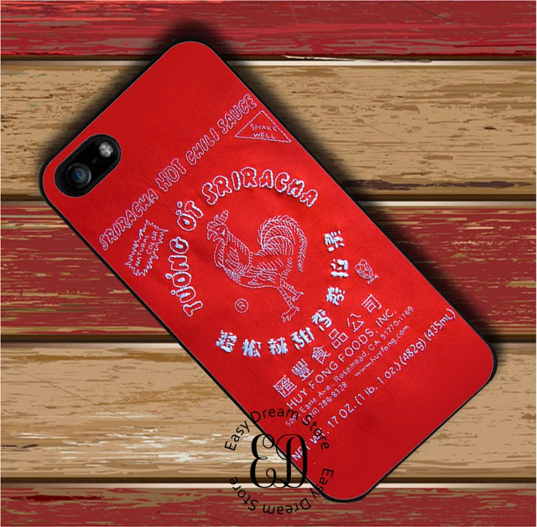 

Sriracha Hot Sauce food case for Huawei P7 P8 P9 p10 p20 p30 mate 8 9 10 20 pro lite Honor 8 9 10