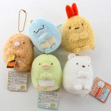 7 см Sumikko Gurashi плюшевая игрушка маленькая подвеска Peluche мягкие животные куклы игрушки Детский подарок Juguetes брелок подвеска