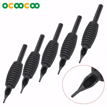 

(5PCS) 3RT Disposable Non-slip Tattoo Grip Tube - Black (5PCS)