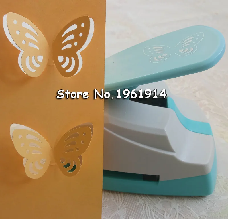 Большой размер 4,32 см стереоскопический 3D бабочка Дырокол в форме ремесла скрапбукинга бумаги дырокол для детей DIY Инструменты дыроколы