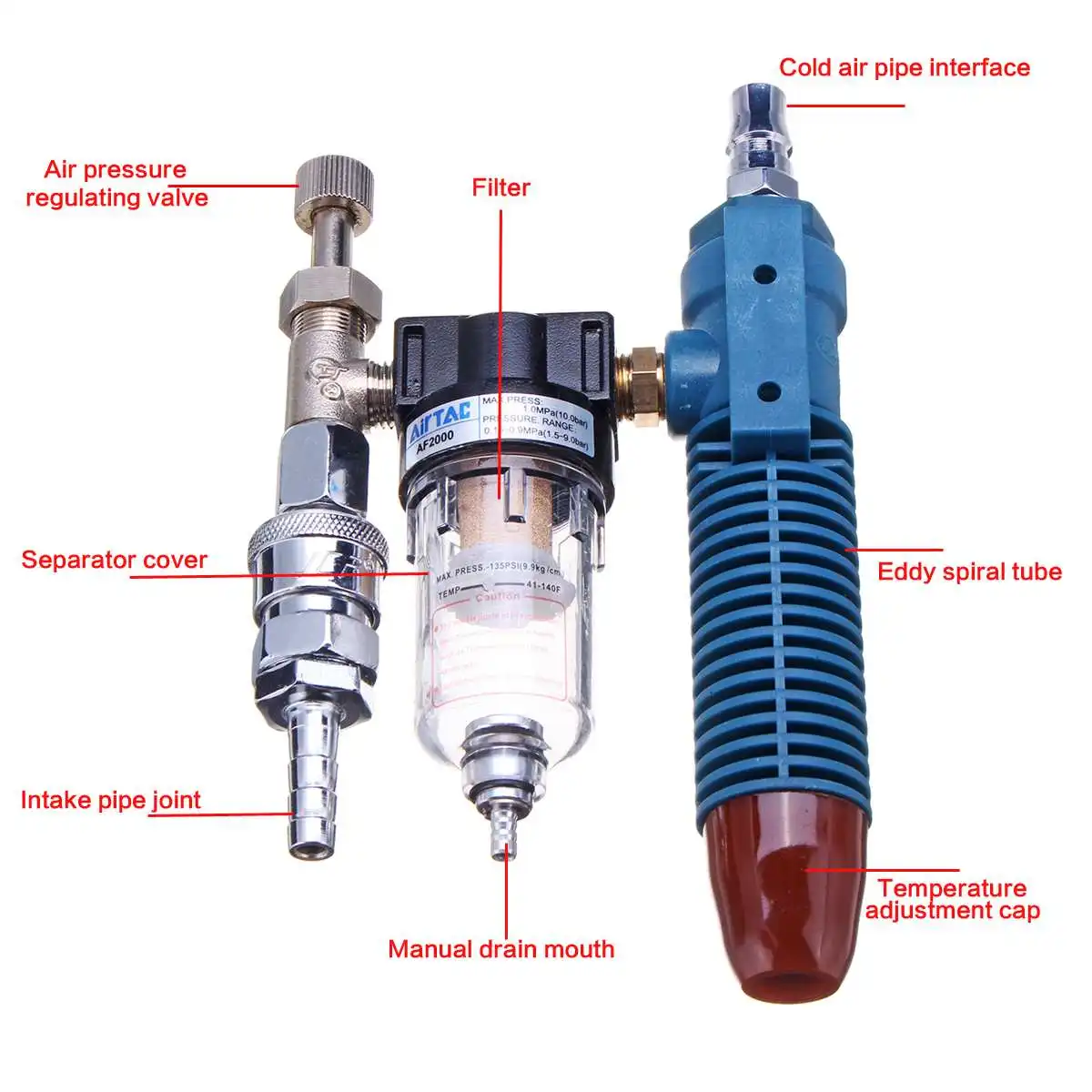 Портативная мужская одежда MIG TIG Сварочная одежда крутая одежда HVAC кондиционер охлаждающий жилет Vortex Tube