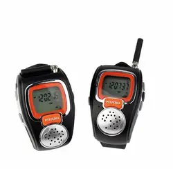 Из 2 предметов rd-008b Портативный цифровой Двухканальные рации двусторонней Радио часы для спорта на открытом воздухе Пеший Туризм 462 мГц