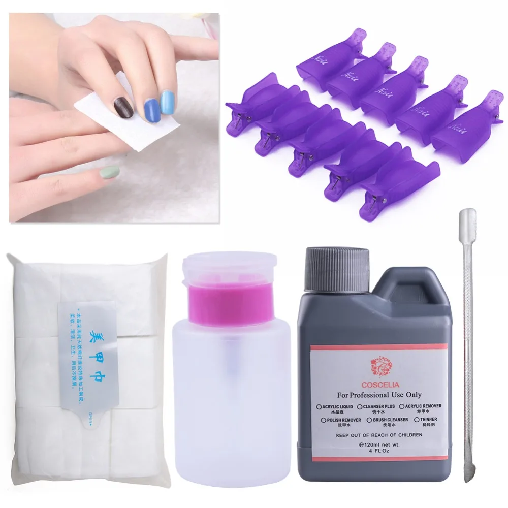 Nail Polish Remover Wraps Gel Nail Polish Easy Soak Off Remover