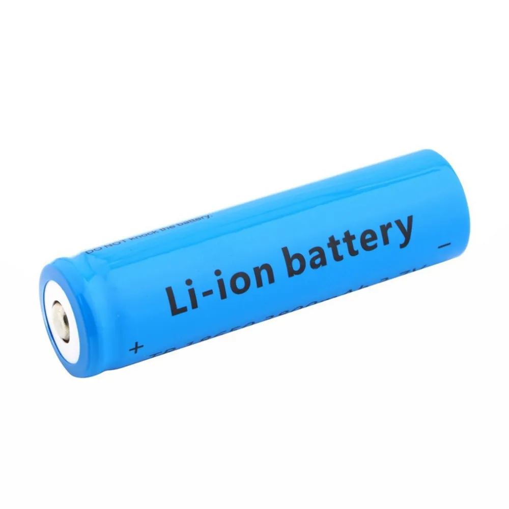 

18650 Li-ion 3800mAh Capacity 3.7V Rechargeable Battery for LED Torch Flashlights Blue New Torch 18650 Batteries