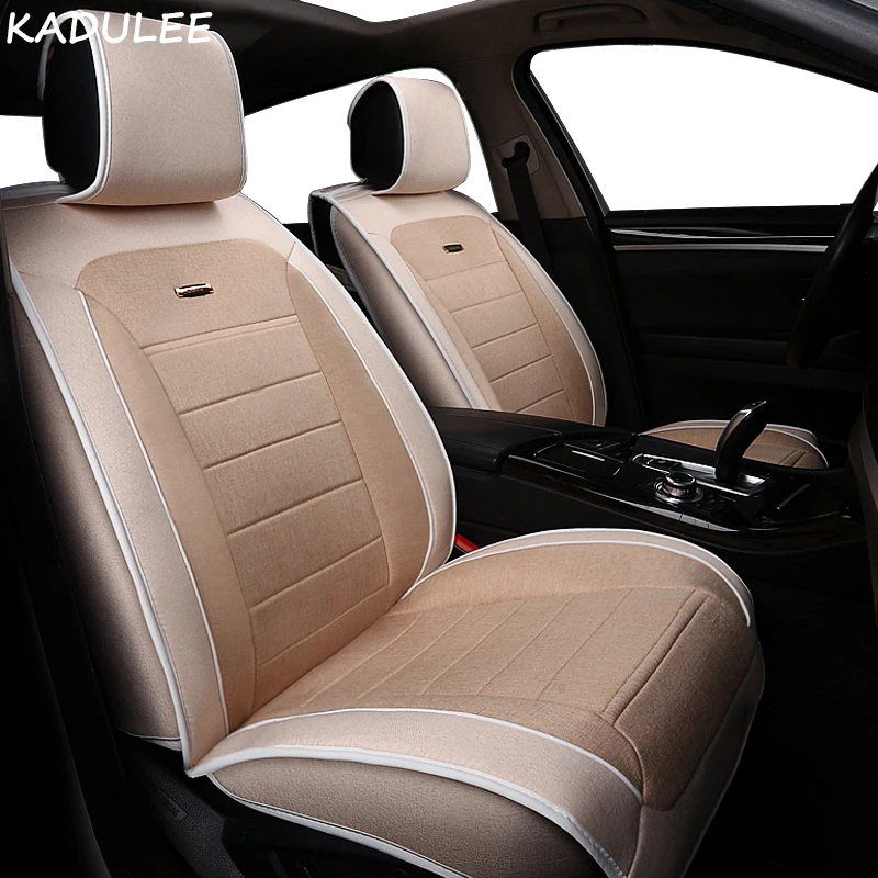 KADULEE льняные чехлы для сидений автомобиля bmw e46 e36 e39 аксессуары e90 x5 e53 f11 e60 f30 x3 e83
