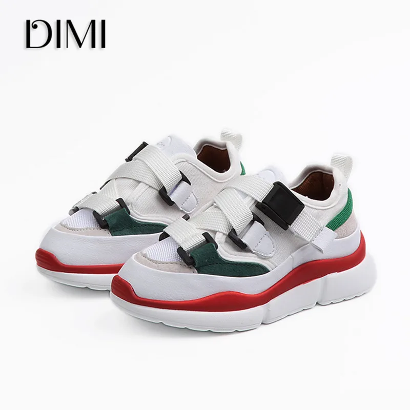 

DIMI High Quality Kids Shoes Breathable Boys Girls Sport Shoes Fashion Soft Bottom Children Sneakers Autumn Outdoor Casual Shoes