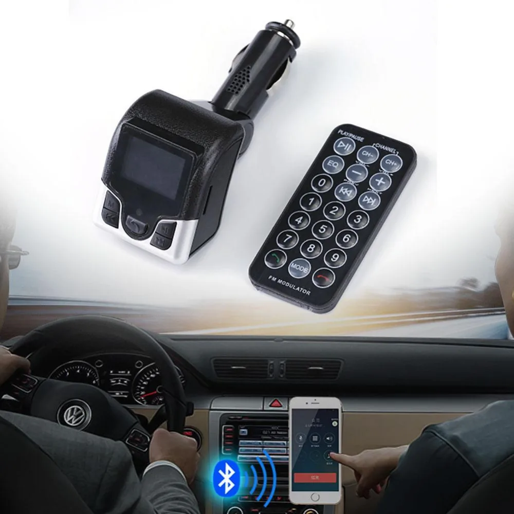 Автомобильный MP3 аудио плеер Bluetooth 3 0 fm передатчик беспроводной модулятор