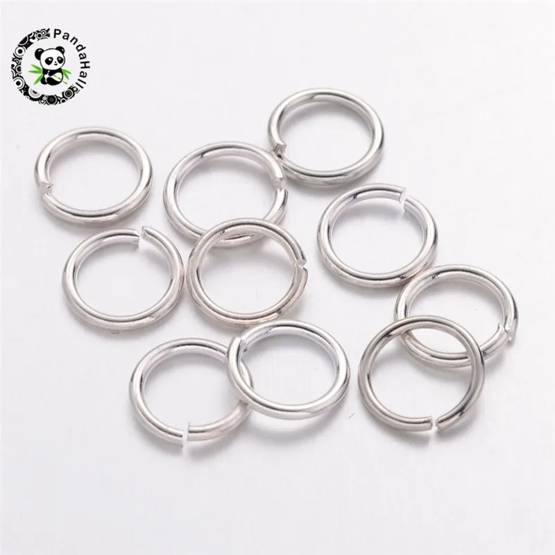 7mm Open Single Loose Iron Jump Rings Split Ring for Jewelry Making
