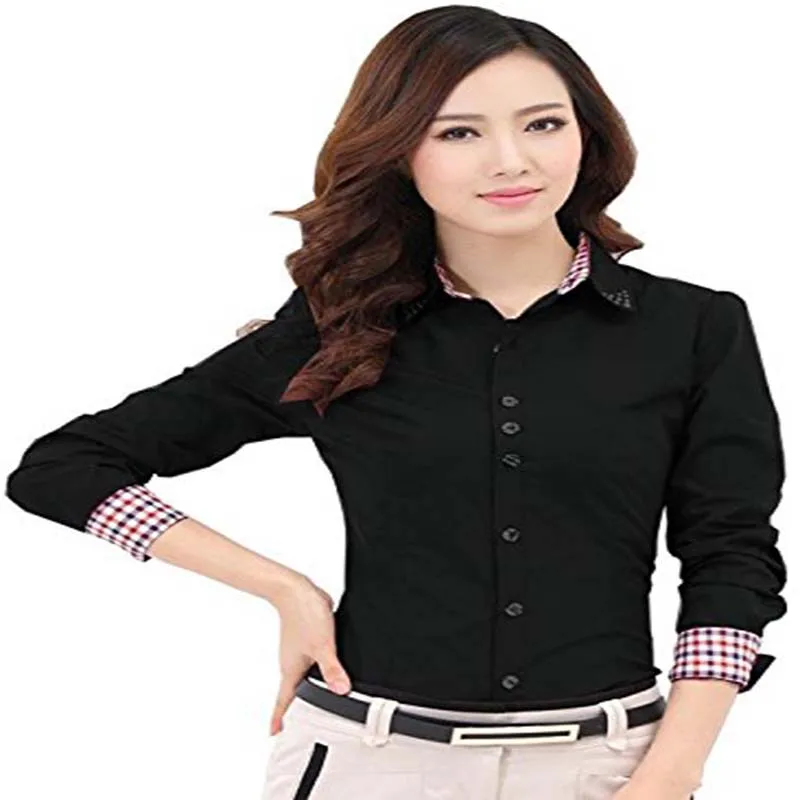 Work Wear 2016 Women Shirt Chiffon Blusas Femininas Tops Elegant Ladies ...