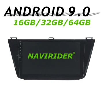 

High configuration Octa Core Android 9.0 Car GPS Multimedia For Tiguan 2016 10.1"Car Radio bluetooth 64GB large memory