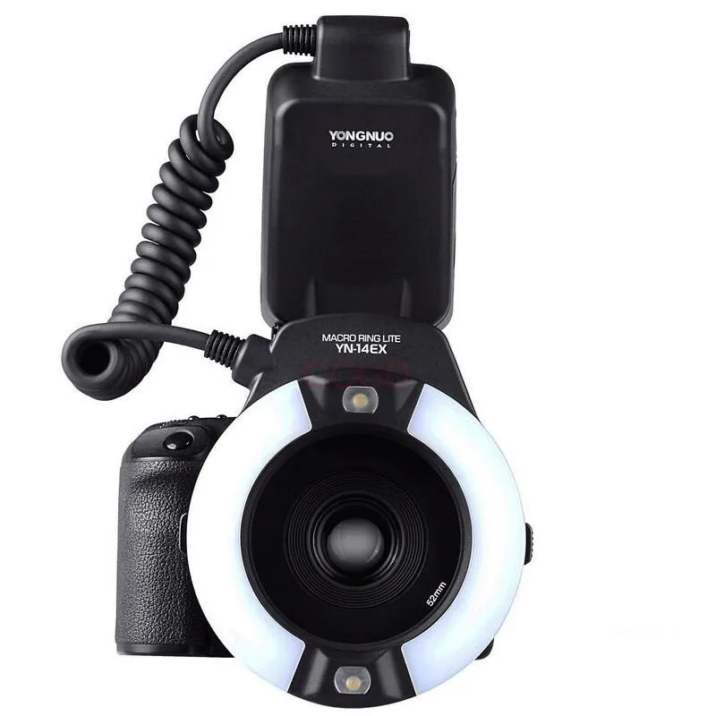 Кольцевой светильник Yongnuo YN-14EX ttl Macro Ring Lite Flash Speedlite светильник для Canon 5D Mark II 5D Mark III 6D 7D 60D 70D 700D 650D