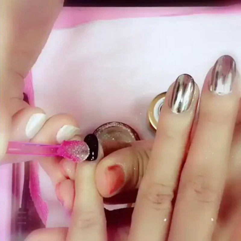 2g New Arrival Silver Gold Chrome Mirror Powder For Nails 2g New Arrival Silver Gold Chrome Mirror Powder For Nails Effect Pigment Use On Uv Gel In Nail Glitter From Beauty Health