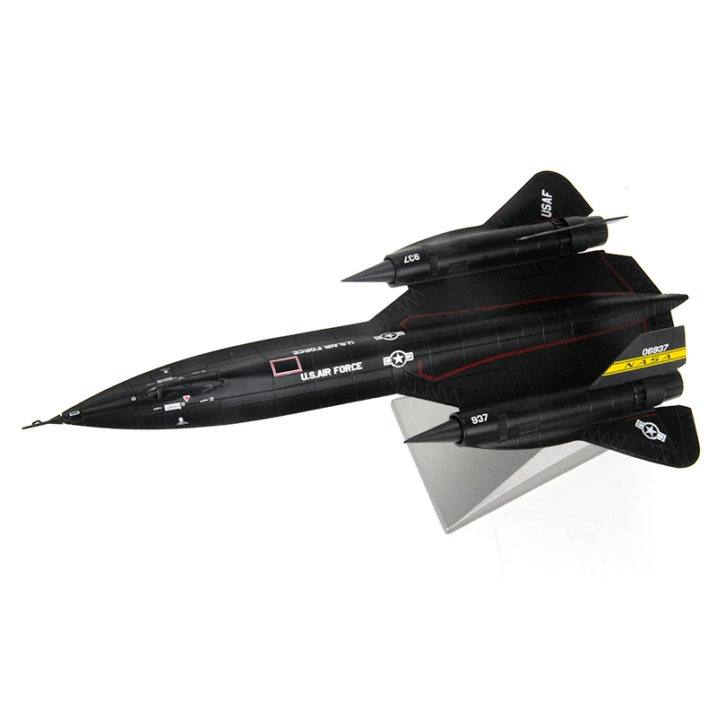 1:144 SR-71 Blackbird рекогносцировочный самолет литая модель игрушка боец для коллекции подарков