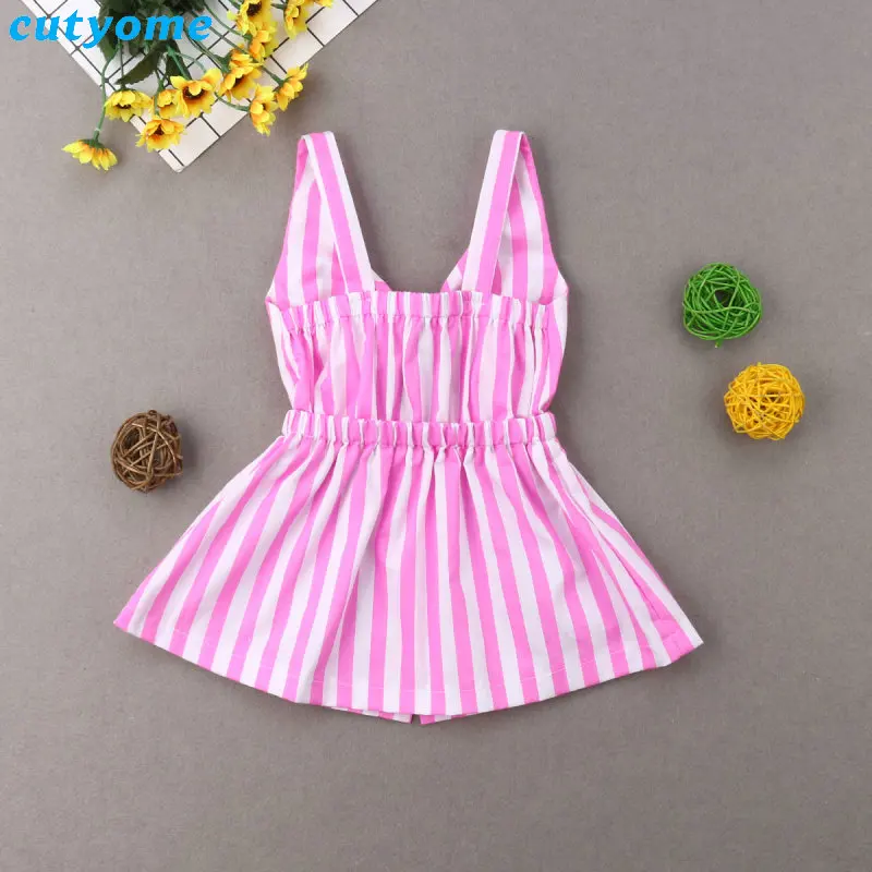 Mother&Daughter Striped Dress Family Look Summer Matching Sleeveless Pink Dresses Party Princess Sundress Hollow Out Clothes Mother&Daughter Striped Dress Family Look Summer Matching Sleeveless Pink Dresses Party Princess Sundress Hollow Out Clothes
