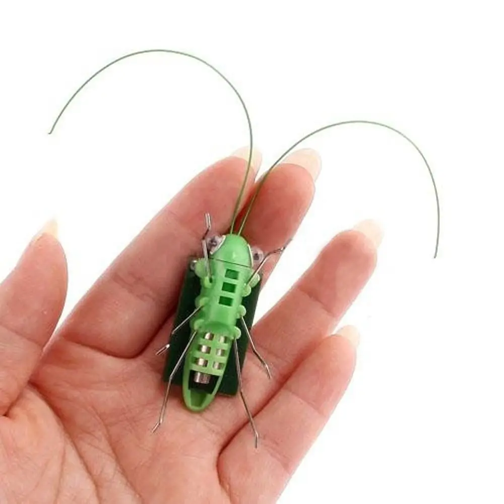 

New Energy Insect Solar Power Magic Mini Grasshopper Cricket Toy Learning Educational Cricket Novelty Toys for Children Gifts