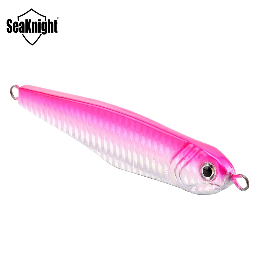 

SeaKnight SK301 Jigging Lure 1PC/Lot Hard Fishing Lure All Metal Spoon Laser Slice Jig Bait Fishing Tackle 30g 40g 50g 60g 80g