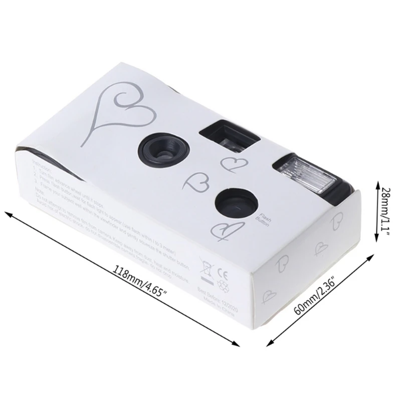

Disposable Cameras Film Camera 36 Photos With Flash Manual Power Flash Hd Single Use Optical Camera Record Wedding Party Gift