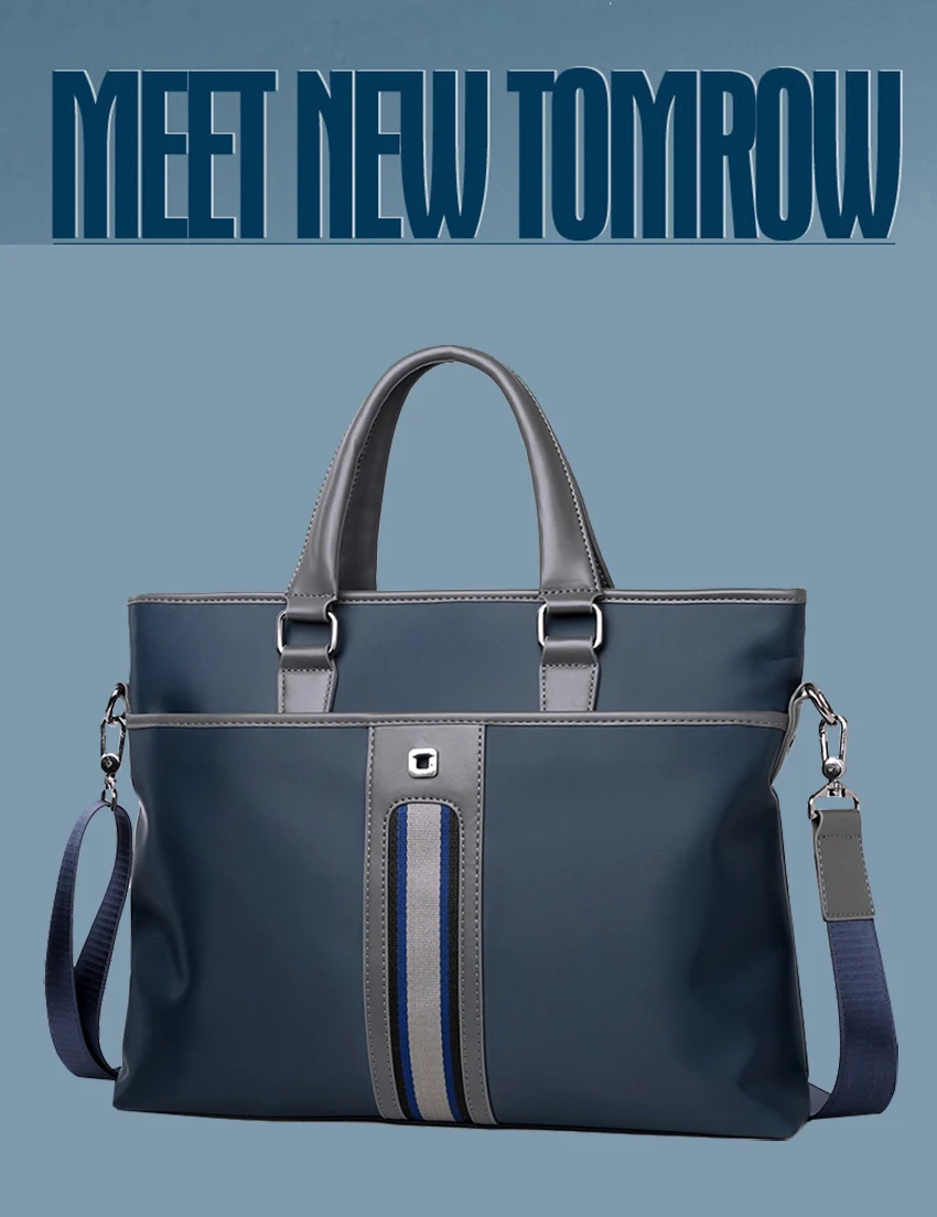 VORMOR 2019 новый бренд для мужчин сумки мода молния бизнес мужской сумка 14 дюйм(ов) Мужские портфели сумки